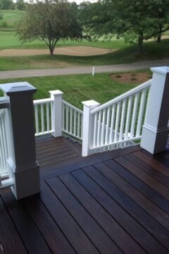 Деревянные ограждения перила на заказ Днепр