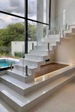 Стеклянные ограждения из стекла на заказ Днепр