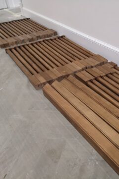 Деревянная лестница - монтаж