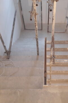 Деревянная лестница - замер