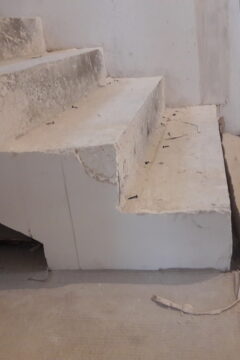 Деревянная лестница - замер