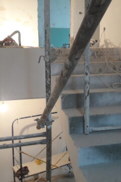 Деревянная лестница - замер