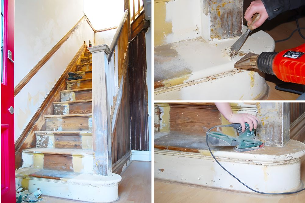 Реставрация лестницы Реставрація сходів